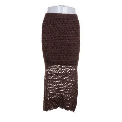 Långkjol (Brun) från Zara Akryl, Polyester