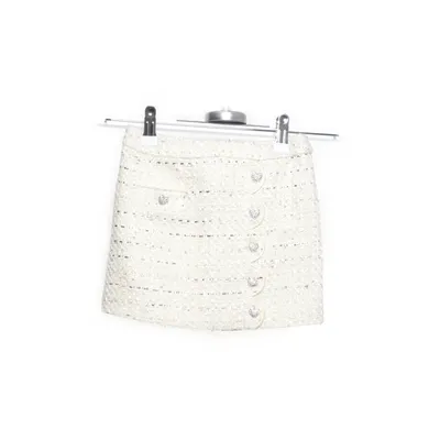 Rok (Geel, Zilver) van Self-Portrait Acryl, Katoen, Metallvezel, Polyamide, Polyester, Wol, Viscose