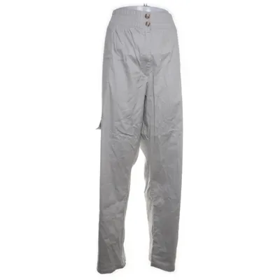 Cargobyxor (Grå) från Ulla Popken Bomull, Elastan, Linne