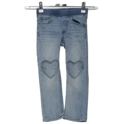 Spijkerbroek (Blauw) van Bootcut Katoen, Elastaan, Polyester