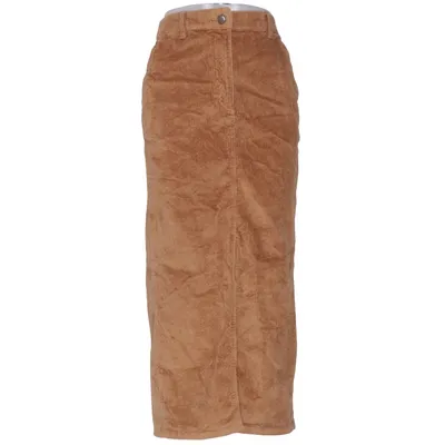 Maxi skirt (Brown) from ESPRIT Cotton, Elastane