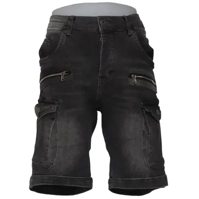 Shorts cargo (Gris) de Wam Denim Coton, Élasthane, Polyester