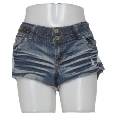 Denim shorts (Blauw) van Almost Famous Katoen, Elastaan, Polyester