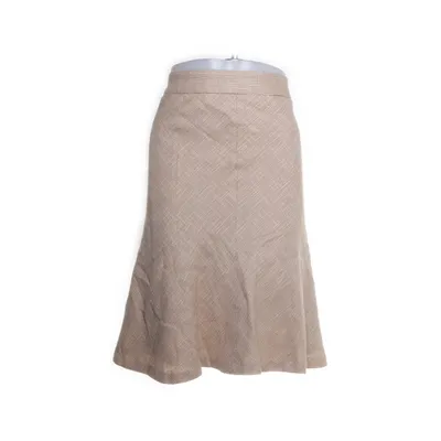 Nederdel (Brun) fra Zara Basic Bomuld, Viscose, Nylon, Linned