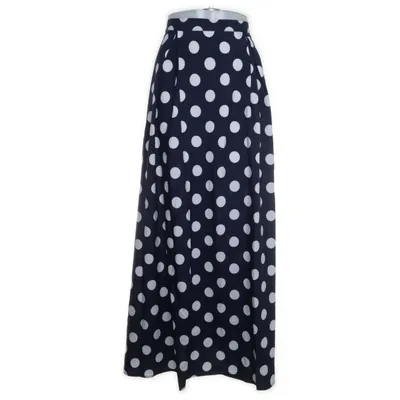 Maxi skirt (Blue, White) from Celmia Collection Polyester