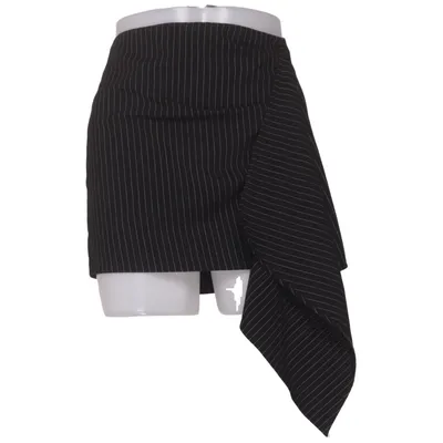 Rok (Zwart, Wit) van Pull & Bear Elastaan, Polyester, Viscose