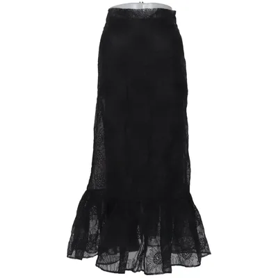 Maxi rok (Zwart) van Sandra Mansour x H&M Katoen, Polyamide, Polyester