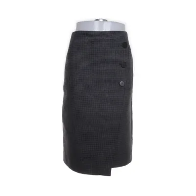 Pencil skirt (Gray, Blue, Multicolored) from Nue Notes Cotton, Polyester, Wool