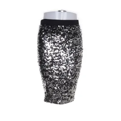 Skirt (Black, Silver) from Vero Moda Polyester