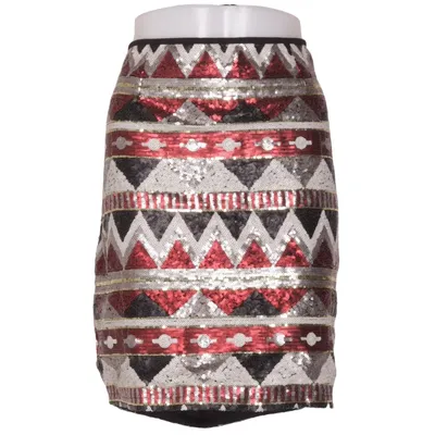 Kjol (Röd, Svart, Silverfärgad, Flerfärgad) från Pearl Nylon, Polyester