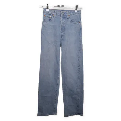 Spijkerbroek (Ribcage Straight) van Levi Strauss & Co Katoen, Elastaan