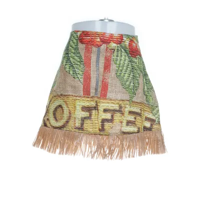Skirt (Beige, Multicolored) from Desigual Linen
