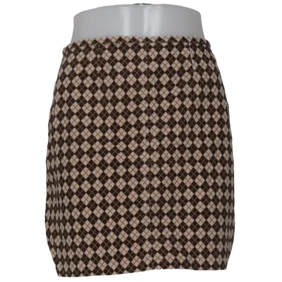 Kjol (Beige, Brun) från Hennes Collection Bomull