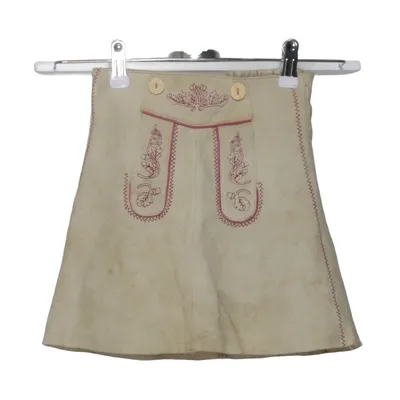 Leather skirt (Beige) from Kaiserjäger Leather
