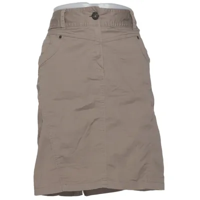 Kjol (Beige) från Brandtex Bomull, Elastan