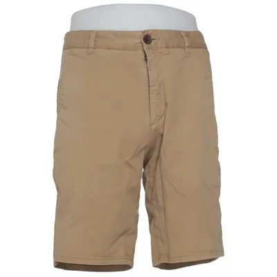 Korte broek (Beige) van Farah Elastaan, Organisch katoen