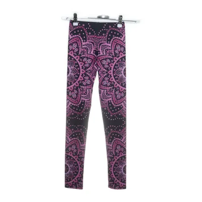 Sportleggings (Lila, Zwart) van Maya Freya Elastaan, Polyester
