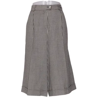 Shorts (Black, White) from HMC Polyester, Wool