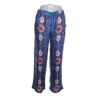 Pants (Blue, Multicolored) from Ida Sjöstedt for Monki Polyester, Viscose