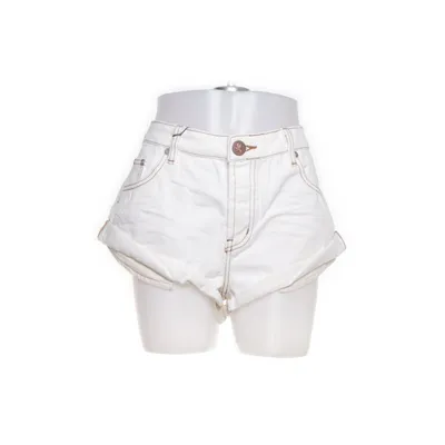 Denim shorts (White) from One Teaspoon Cotton