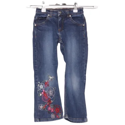 Jeans (Blå, Flerfärgad) från H&M Bomull, Elastan