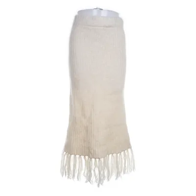 Nederdel (Hvid) fra H&M Trend Elastan, Mohair, Uld, Polyester