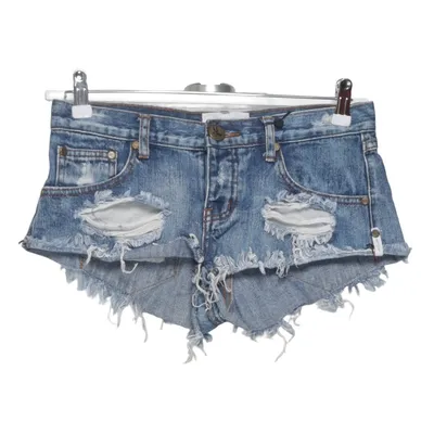 Denim shorts (Blue) from One Teaspoon Cotton