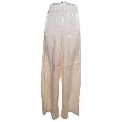 Palazzobukser (Beige) fra NA-KD Viscose, Polyester
