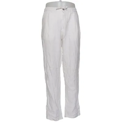 Pants (White) from Lindbergh White Cotton, Linen