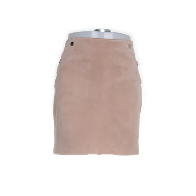 Leren rok (Beige) van River Island Leer, Polyester