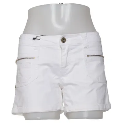 Short en jean (Blanc) de Two Days Later Coton, Élasthane, Polyester