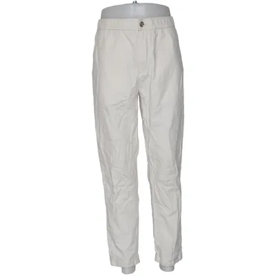 Broek (Wit) van H&M Katoen, Linnen, Polyester