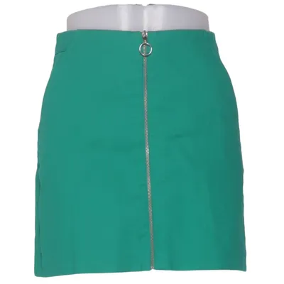 Skirt (Green) from Zara Trafaluc Collection Cotton, Elastane