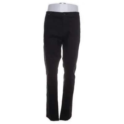 Chinos (Black) from Oscar Jacobson Cotton, Elastane