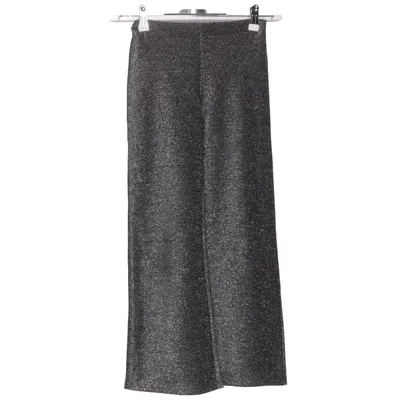 Palazzo broek (Zwart, Zilver) van MyWear Kids Elastaan, Polyester