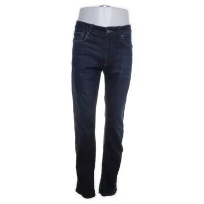 Jeans (Blå) fra Dressmann Bomuld, Elastan
