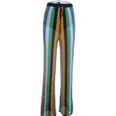 Byxor (Svart, Grön, Flerfärgad) från Simon Miller x Mango Elastan, Polyester, Viskos