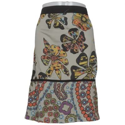 Skirt (Beige, Multicolored) from Smash Cotton