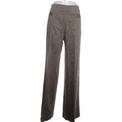 Palazzobyxor (Brun) från Sandro Bomull, Elastan, Polyester, Viskos