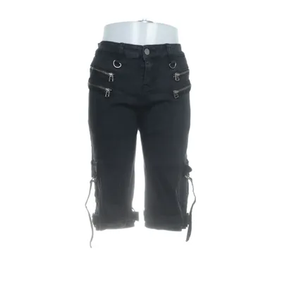 Jeansshorts (Svart) från Gothicana by EMP Bomull, Elastan