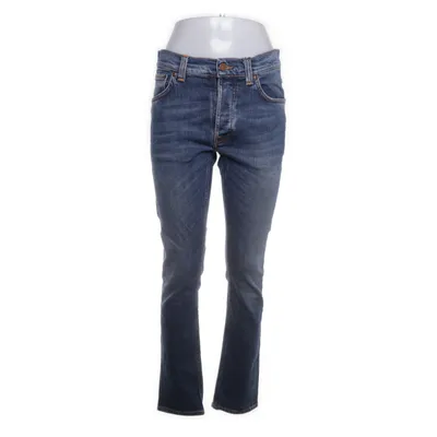 Spijkerbroek (Blauw) van Nudie Jeans Katoen, Elastaan