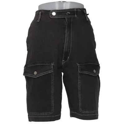 Cargo shorts (Gray) from With Jéan Cotton, Elastane, Polyester