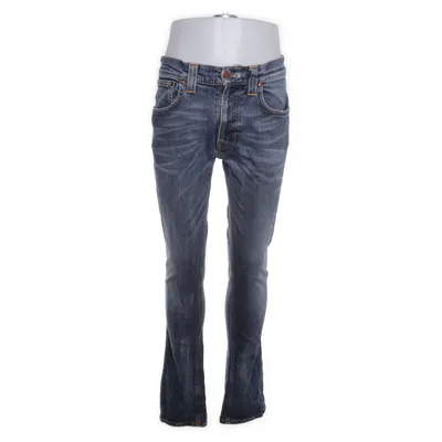Spijkerbroek (Blauw) van Nudie Jeans Organisch katoen, Elastaan
