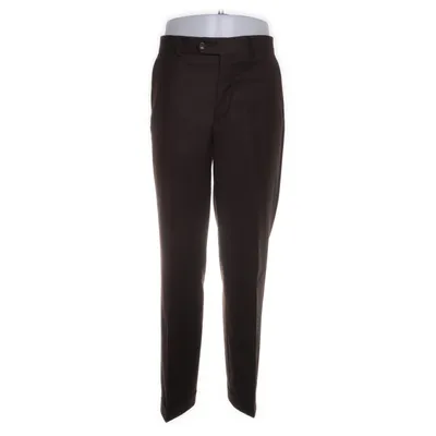 Suit pants (Brown) from Muga Viscose, Wool