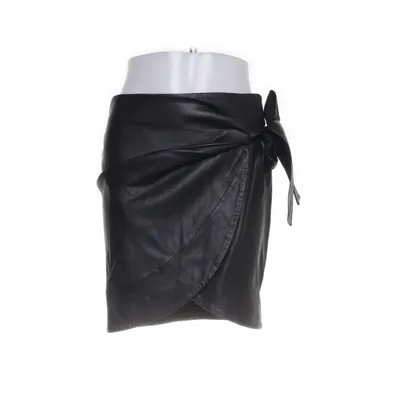 Slå om-nederdel (Sort) fra Mango Casual Polyester, Polyurethan