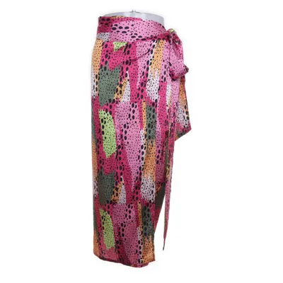 Wikkelrok (Roze, Groen, Meerkleurig) van Never Fully Dressed Polyester
