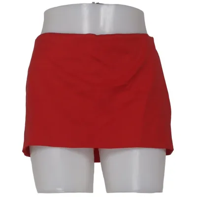 Kjol (Röd) från Abercrombie & Fitch Polyester, Viskos, Elastan