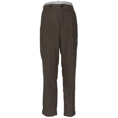 Kostuumbroek (Bruin, Beige) van Selected Homme Gerecycled polyester, Wol