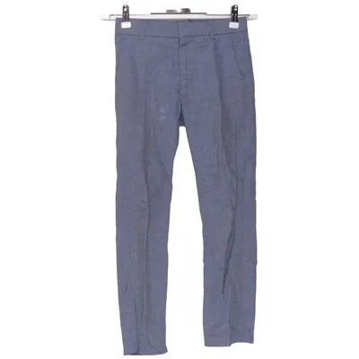 Kostuumbroek (Blauw) van H&M Katoen, Linnen, Polyester