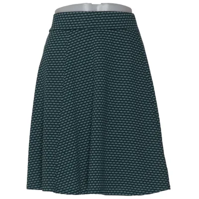 Kjol (Grön, Blå) från Flair Bomull, Elastan, Polyester